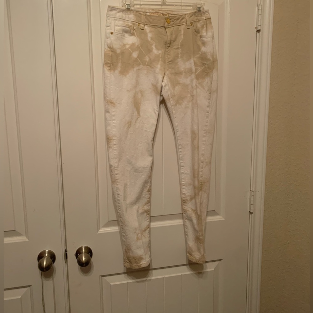 Michael Kors tie died jeans size 8